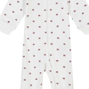 Tommy Hilfiger White and Red Kids Footie
